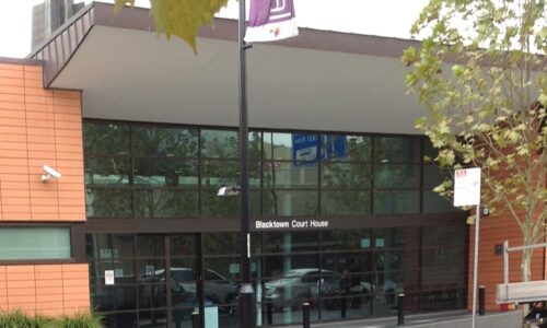 Blacktown Court House attended by criminal law group lawyers